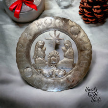 Load image into Gallery viewer, Joy Love Peace Hope Faith Nativity - Hanging