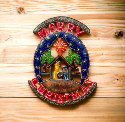 Nativity Merry Christmas   - Hanging