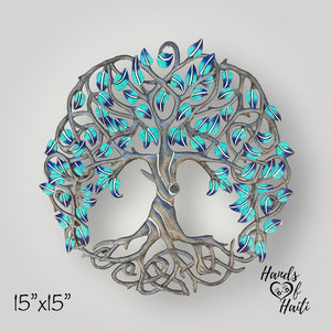 Tree of Life 15” Multi Color Leaves