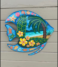 Load image into Gallery viewer, Fish Tropical Floral Beach Palm Tree - Large