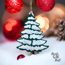 Load image into Gallery viewer, Painted Christmas Tree Ornament