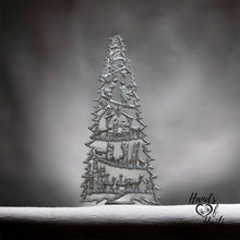Load image into Gallery viewer, Christmas Tree Nativity - 23” Hanging
