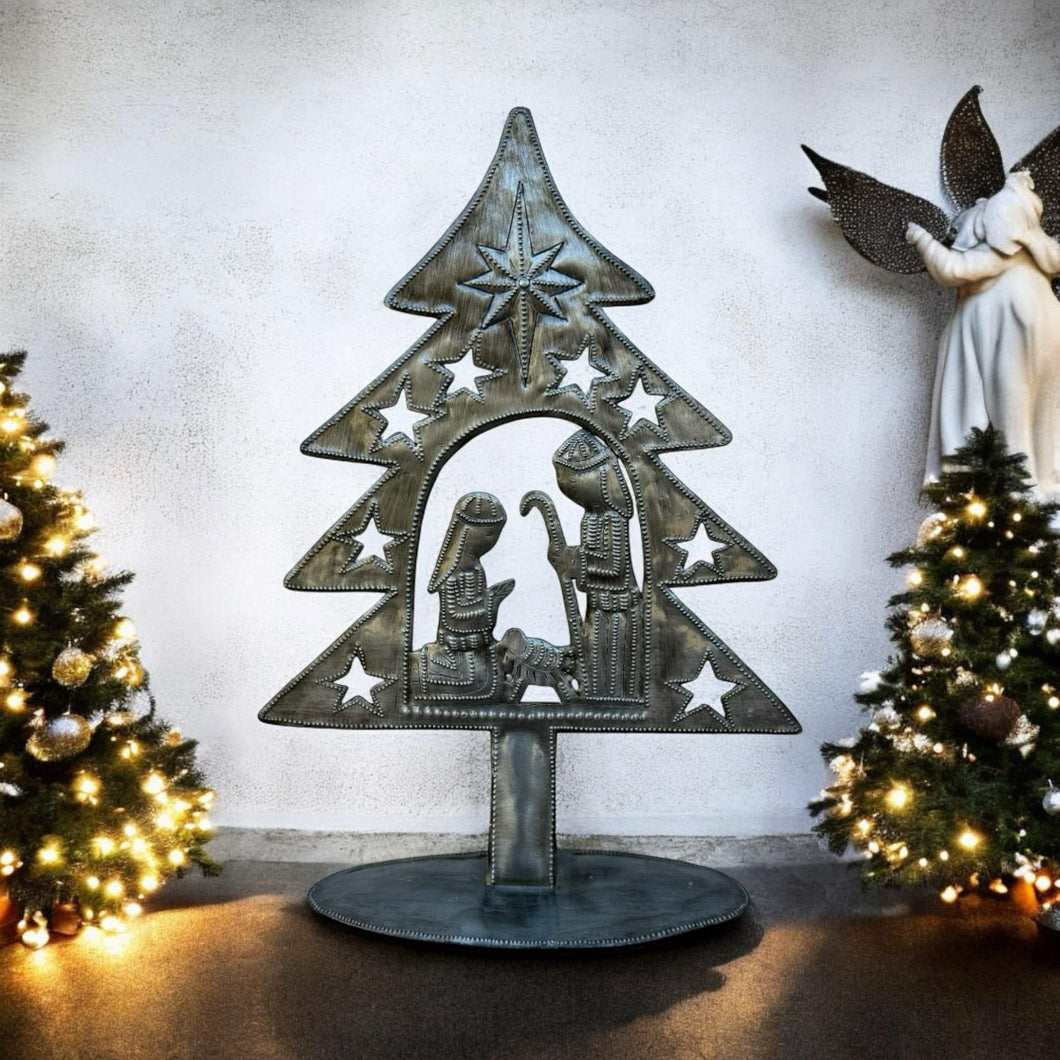 Nativity Christmas Tree - Standing