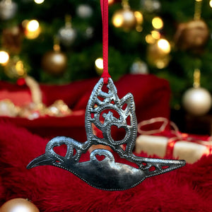 Hummingbird Hearts Ornament