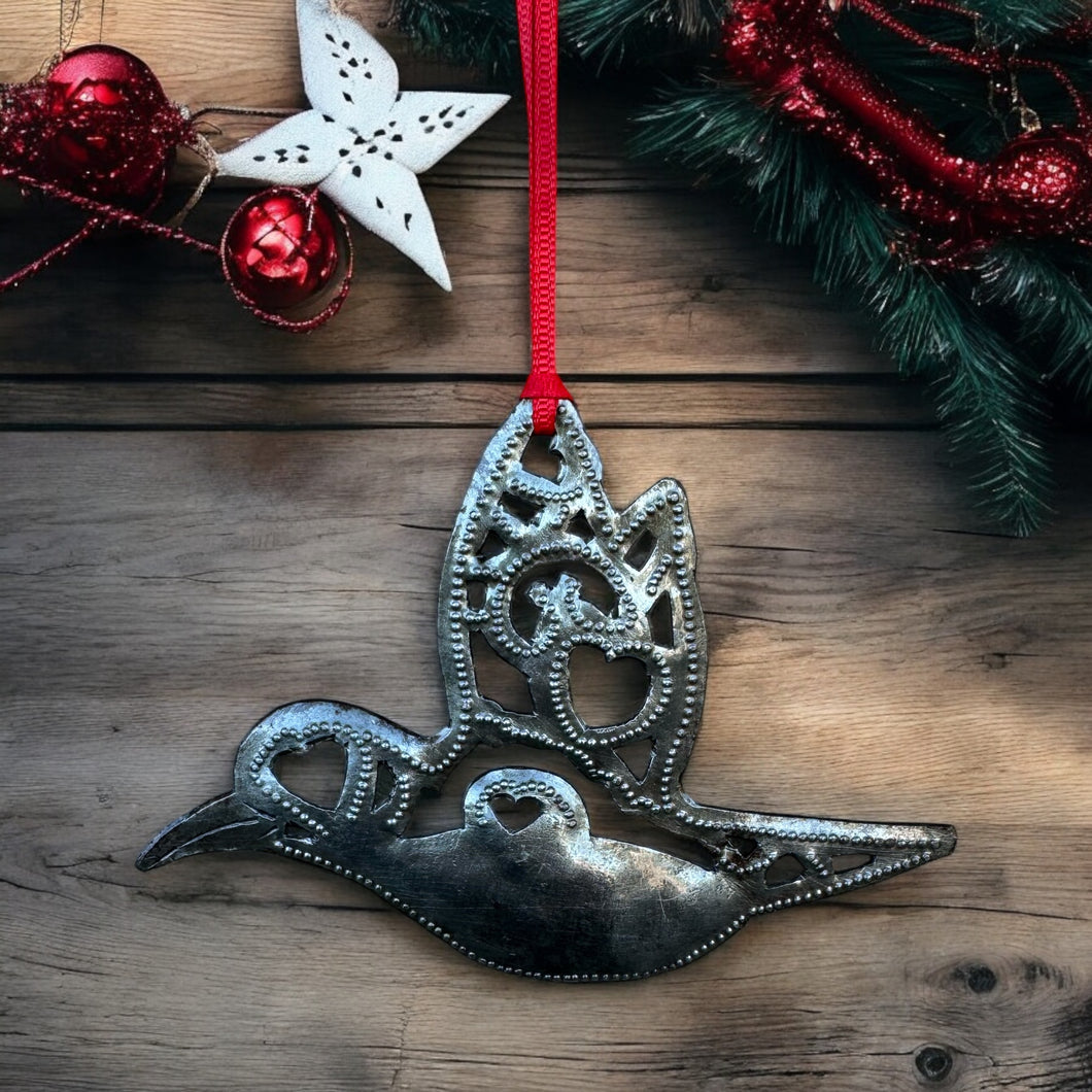 Hummingbird Hearts Ornament