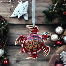 Load image into Gallery viewer, Turtle  Ornament - Red