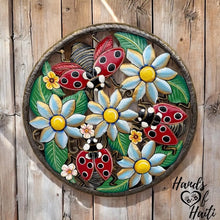 Load image into Gallery viewer, Ladybug and Flowers