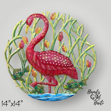 Load image into Gallery viewer, Flamingo with Fish - Small