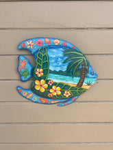 Load image into Gallery viewer, Fish Floral Beach Palm Tree - Small