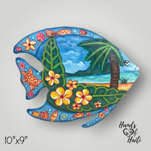 Load image into Gallery viewer, Fish Floral Beach Palm Tree - Small