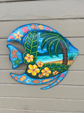 Load image into Gallery viewer, Fish Floral Beach Palm Tree - Large