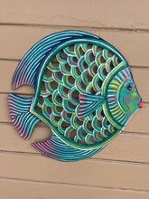 Load image into Gallery viewer, Multi Color Blue 22” Fish