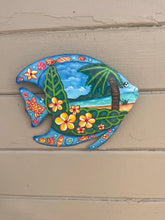 Load image into Gallery viewer, Fish Floral Beach Palm Tree - Medium