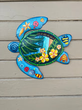 Load image into Gallery viewer, Turtle Tropical Floral Beach Palm Tree - Medium