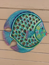 Load image into Gallery viewer, Multi Color Blue Fish - Medium