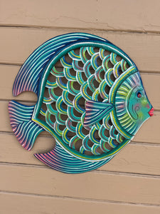 Multi Color Blue Fish - Medium