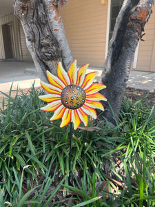 Sunflower Yard Stake