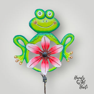 Frog Yard Stake