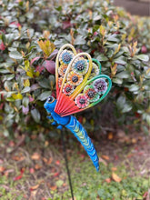 Load image into Gallery viewer, Dragonfly Yard Stake Folded Wings