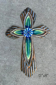 Blue Center Cross