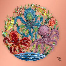 Load image into Gallery viewer, Octopus Trio - Large