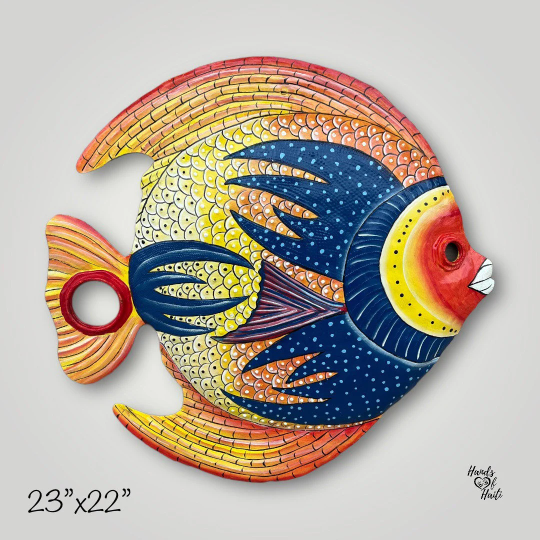 Orange and Yellow 23” Fish