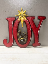 Load image into Gallery viewer, Joy Painted Nativity - Hanging