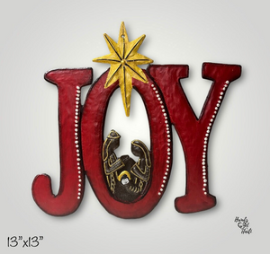 Joy Painted Nativity - Hanging