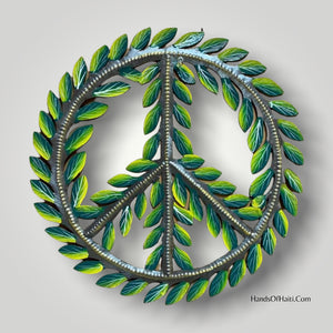 Tree Peace Sign - Painted