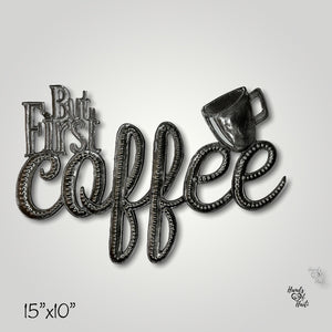 But First Coffee Cursive