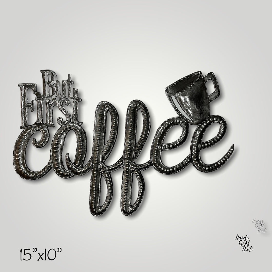 But First Coffee Cursive