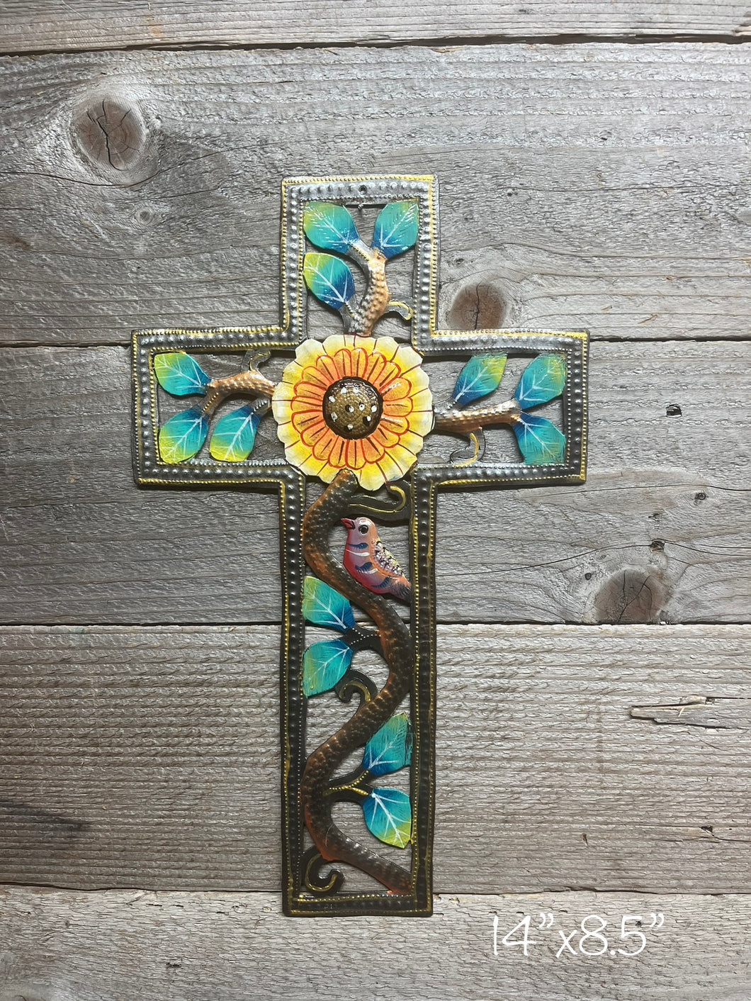Sunflower Cross