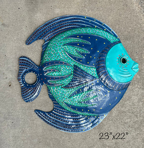 Blue 23” Fish