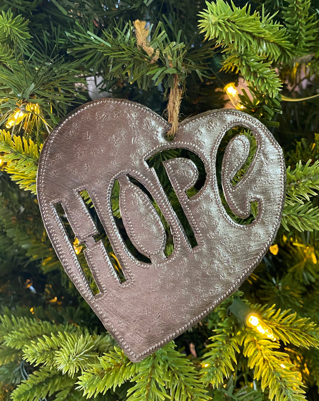Hope Heart Ornament