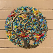 Load image into Gallery viewer, Tree of Life Swirly with Birds 23”