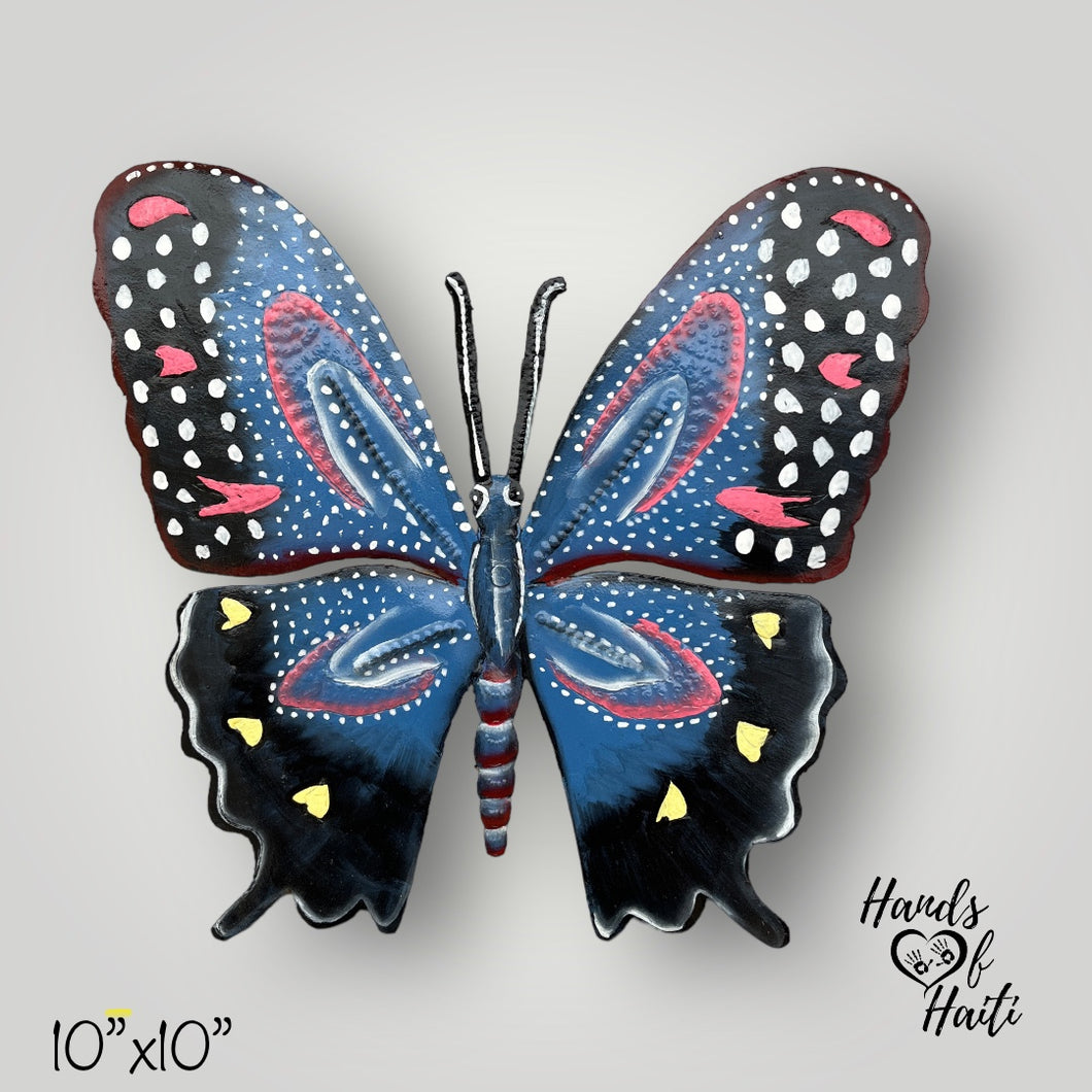 Colorful Butterfly Blue