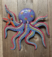 Load image into Gallery viewer, Purple Multi Color Octopus