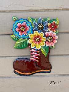 Rain Boot Flowers