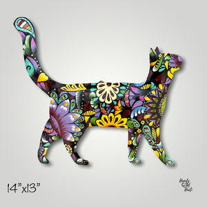 Colorful Cat Kitten Feline - Walking