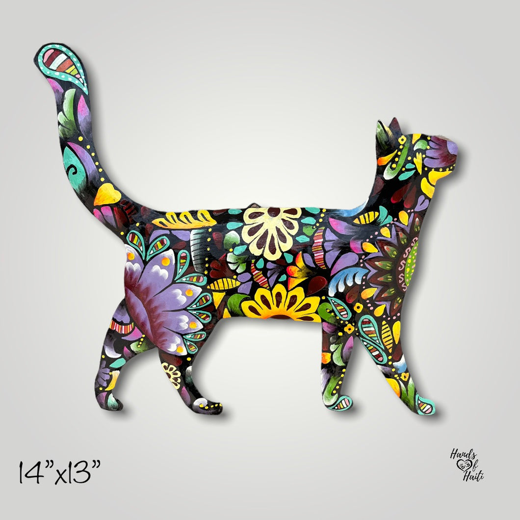 Colorful Cat Kitten Feline - Walking