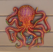 Load image into Gallery viewer, Colorful Octopus - Red