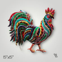 Load image into Gallery viewer, Festive Rooster - Painted