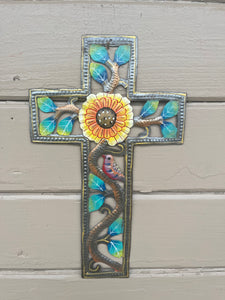 Sunflower Cross