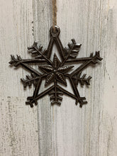 Load image into Gallery viewer, Large Star Snowflake  Ornament