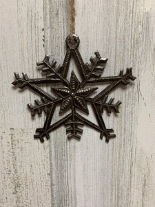 Large Star Snowflake  Ornament