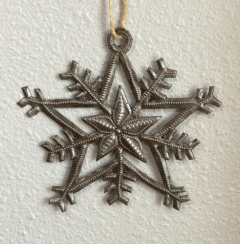 Large Star Snowflake  Ornament
