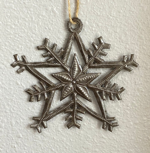 Large Star Snowflake  Ornament