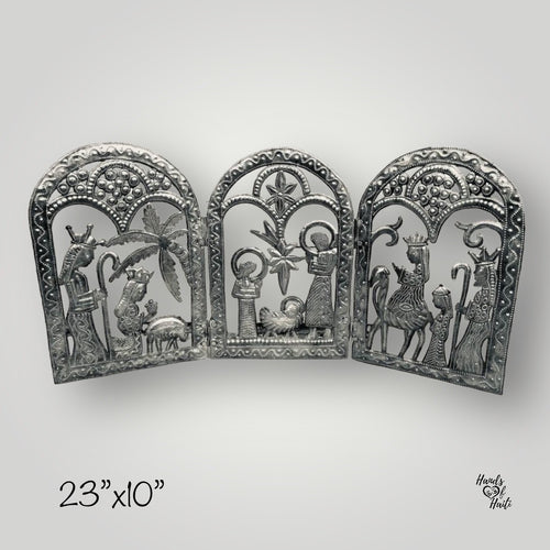 Tri Fold Nativity Rounded
