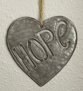 Hope Heart Ornament