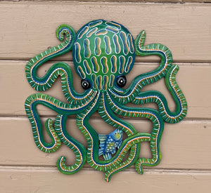 Colorful Octopus - Green